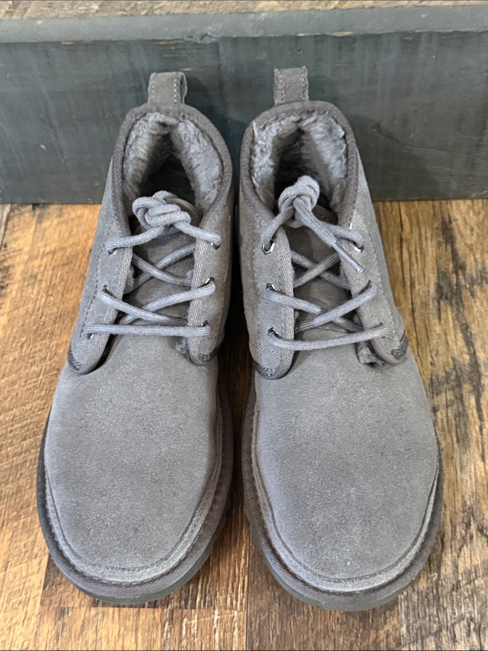 UGG Neumel Charcoal Suede Chukka Boots Men’s Size 8 – Style 3236 - Picture 6 of 11